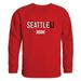 W Republic 564-378-RED-01 Women Seattle University Redhawks Mom Crewneck Fleece Red - Small