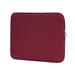 Laptop Sleeve Case 11-15.6Inch Lightweight Notebook Computer Pocket Case/Tablet Briefcase Carrying Bag Compatible Asus/Dell/Fujitsu/HP/Sony/Toshiba/Acer/Fujitsu Red Wine For 15