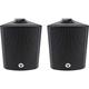 Voyz 5 1/4 Black Architectural Speakers Wall Speakers 70V 100V- Pair of 2 Indoor and Outdoor Speakers 2-Way Passive Loudspeakers | Water Resistant | Full Range Dynamic Speakers | Wall Mounted