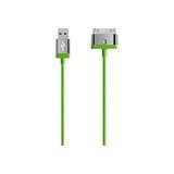 BelkinÂ® MIXIT ChargeSync 30-Pin Cable For AppleÂ® 3G/4 iPadÂ® And iPodÂ® Green
