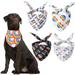 5PCS Pet Dog Bandana Collar Neckerchief Cotton Handkerchiefs Party Supply Fashion Accessories Supplies