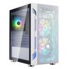 Silverstone Technology White Micro-ATX Tower Case with Tempered Glass & Three ARGB Fans