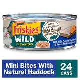 Friskies Sweet Potato Flavor Pate Wet Cat Food for Adult 5.5 oz. Cans (24 Count)