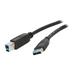 Nippon Labs USB3-6AB 6 ft. USB 3.0 Type A Male to B Male 6ft Cable for Printer and Scanner Black