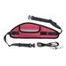 Orchip Pet Hands Free Dog Rope Bag Running Waterproof Waist Bag Sport Running Traction Rope Adjustable Belt for Medium to Large Dogs