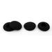 Sponge Earphone Headset Foam Covers Cushions Pad Protector 5.5cm Dia Black 4 PCS