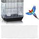 ZTOO Adjustable Bird Cage Cover Universal Birdcage Nylon Mesh Birdcage Cover Skirt for Parrot Parakeet Round Square Bird Cages