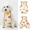 Visland Warm Pet Belly Vest Dog Belly Cover Protector Harness Pet Cute Cartoon Clothes Dog Belly Apron Waterproof Pet Costume for Short Leg Female Dogs Small Puppy & Corgi
