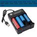 SANWOOD Battery Charger Universal Smart Rechargeable Li-ion Battery Charger for 18650 18500 16340 14500