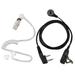 2 Pin PTT MIC Headset Covert Acoustic Tube In-ear Earpiece For UV-5R -888S CB Radio Accessories