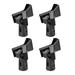 4Pcs Universal Microphone Mic Clip Holder for 40mm Mic Stand Handheld Microphones 15mm Thread