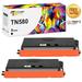 Toner Bank Compatible Toner Cartridge Replacement for Brother TN580 Work with HL-5240 HL-5250DN HL-5340D HL-5370DW DCP-8060 DCP-8065DN MFC-8660DN High Yield Printer Ink (Black 2-Pack)