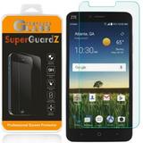 For ZTE Blade X Max - SuperGuardZ Tempered Glass Screen Protector [Anti-Scratch Anti-Bubble] + 4-in-1 LED Stylus Pen