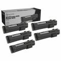 LD Compatible Toner Cartridge Replacement for Xerox Phaser 6510 & WorkCentre 6515 High Yield (Black 5-Pack)