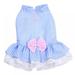 Dog Dress Cat Skirts Bowknot Pet Lace Tutu Princess Dress Puppy Clothes Apparel Sundress Costume for Small Doggie Kitten Girls Birthday Party Stretchy Mesh Cotton Outfits