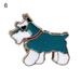 Cute Animal Pet Dog Enamel Brooch Pin Badge Shirt Jacket Collar Jewelry Gift