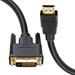Grofry High Clarity 1080P HDMI-compatible Male to DVI-D Male Bi-directional Adapter Cable for HDTV 0.3M HDMI-compatible to DVI Cable