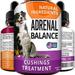 Adrenal Balance for Dogs and Cats - Cushings Treatment for Pets Adrenal Support w/ Ashwagandha Licorice Root Rhodiola Rosea - 2oz Herbal Drops