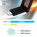 USB 3.0 WiFi Adapter WiFi Dongle for Desktop Laptop 1300Mbps USB Wireless Network Adapter Dual Band 2.4/5GHz USB Wireless Adapter