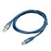 10ft USB 2.0 Cable A Male to B Male High Speed USB Printer KVM Data Wire in Blue