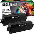 Cool Toner Compatible Toner Replacement for Kyocera TK-1142 ECOSYS M2035dn M2535dn MITA FS-1035MFP FS-1135MFP Printers ink (Black 2-Pack)