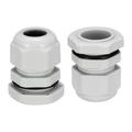 36Pcs PG16 Cable Gland Waterproof Joint Adjustable White for 10mm-13mm Dia Wire