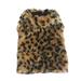 TureClos Pet Clothes Warm Keeping Soft Comfortable Leopard Printed Pets Clothing Stylish Coat Outfit