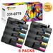 Toner Bank Compatible Toner Cartridge Replacement for Dell 331-0778 331-0777 331-0780 331-0779 High Yield (2 * Black 2 * Cyan 2 * Magenta 2 * Yellow 8-Pack)