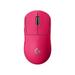 Logitech G PRO X SUPERLIGHT Wireless Gaming Mouse Ultra-Lightweight HERO 25K Sensor 25 600 DPI 5 Programmable Buttons Long Battery Life Compatible with PC / Mac - Magenta