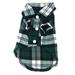 Feiona Fashion Dog Shirts Summer British Style Plaid Dog Shirts Breathable Pet Puppy T-Shirt Dog Clothes For Small Medium Dogs Cat