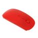 USB Optical 2\.4G Wireless Mouse Receiver Super Thin Slim Mouse Cordless Mice for Game Computer PC Laptop Desktop Red