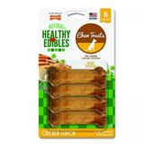 Nylabone Healthy Edibles Wholesome Dog Chews - Chicken Flavor Petite - 3.75 Long (8 Pack) [ PACK OF 2 ]