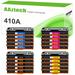 A Aztech 20-Pack Compatible Toner Cartridge for HP 410A CF410A CF411A CF412A CF413A Work with LaserJet Pro M452nw MFP M477fdw M477fdn M377dw M477fnw Printer (5*Black 5*Cyan 5*Magenta 5*Yellow)