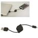 Debco CU1999 Syncster Retractable USB Data Cable - Black