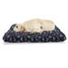 Alien Pet Bed Composition of Stars Rockets Planets in Soft Tones Chew Resistant Pad for Dogs and Cats Cushion with Removable Cover 24 x 39 Multicolor by Ambesonne