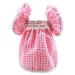 Fashion Small Puppy Dog Dresses Pup Pet Whiffet Clothes Bow Skirt Cotton for Spring Summer Birthday Gifts