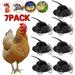 7 Pcs Chicken Hats for Hens Mini Hat Chicken Accessories Funny Parrot Hats Small Pet Hats Small Pet Hat with Adjustable Elastic Strap for Chicken Bird Duck Small Reptile Animal Costume