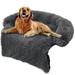 AoHao Soft Plush Dog Bed Wear-resistant and Waterproof Dog Sofa Bed Cushion with Non-slip Bottom Washable Durable Sofa Chair Pet Bed Dog Cat Sleeping Mats for Outdoor Travel Home Car Using