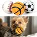 Visland Squeaky Balls for Dogs Small Fetch Balls for Dogs Rubber 3 Pack Puppy Toys Dog Squeaky Balls Toys Dog Chew Toys for Small