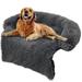 Toorise Soft Plush Dog Bed Wear-resistant and Waterproof Dog Sofa Bed Cushion with Non-slip Bottom Washable Durable Sofa Chair Pet Bed Dog Cat Sleeping Mats for Outdoor Travel Home Car Using