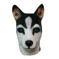 Novelty Halloween Underdog Costume Party Latex Animal Dog Head Mask - Random Ear Color (Husky)