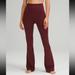 Lululemon Athletica Pants & Jumpsuits | Lululemon Flared Groove High Rise Yoga Pants Nulu New Red Merlot 6 | Color: Red | Size: 6