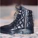 Michael Kors Shoes | Michael Kors Quilted Rosario Combat Ankle Bootie | Color: Black | Size: 5