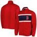 Men's G-III Sports by Carl Banks Red Boston Sox Off Tackle Full-Zip Track Jacket