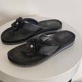 Coach Shoes | Coach Women Shoes Sandals Flip Flop Casual Beach Pool Black Sz 6b | Color: Black | Size: 6b