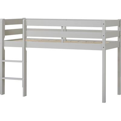 Spielbett HOPPEKIDS "ECO COMFORT, Hochbett, in 2 Einzelbetten teilbar", grau, B:81cm H:114cm L:166cm, Betten, Höhe 72cm, Farbe & Größe & Matratze Image
