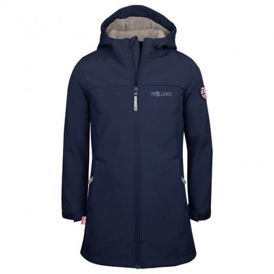 Trollkids - Girl's Kristiansand Coat - Softshelljacke Gr 116 blau Image
