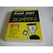 Pre-Owned Excel 2007 All-In-One Desk Reference For Dummies Paperback 0470037385 9780470037386 Greg Harvey