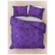 Sophia-Art Indian Mandala Duvet Cover Queen Size Blanket Quilt Cover Indian Bedspread Bohemian Bedding Double Bedspread with Pillow Cases Cotton Duvet Cover Doona Cover Multi (Purple)