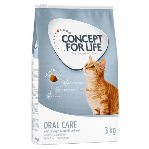 3kg Oral Care Concept for Life Katzenfutter trocken